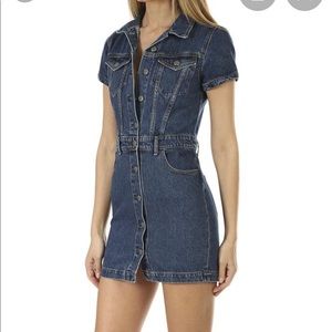 Adorable GRLFRND denim dresss - never worn!